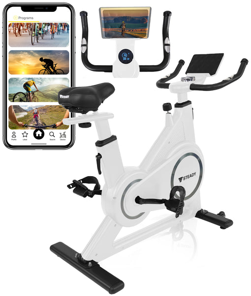 STEADY エクササイズバイク スピンバイク Pro 家庭用 静音 高負荷 連続120分 365日保証