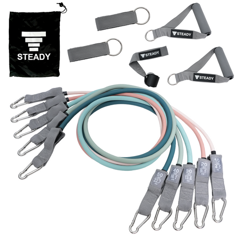 トレーニングチューブ 強度別5本セット ST104